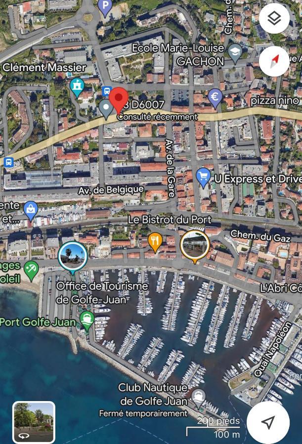 Spacieux Studio A Golfe Juan 2 Minutes Des Plages Vallauris Esterno foto